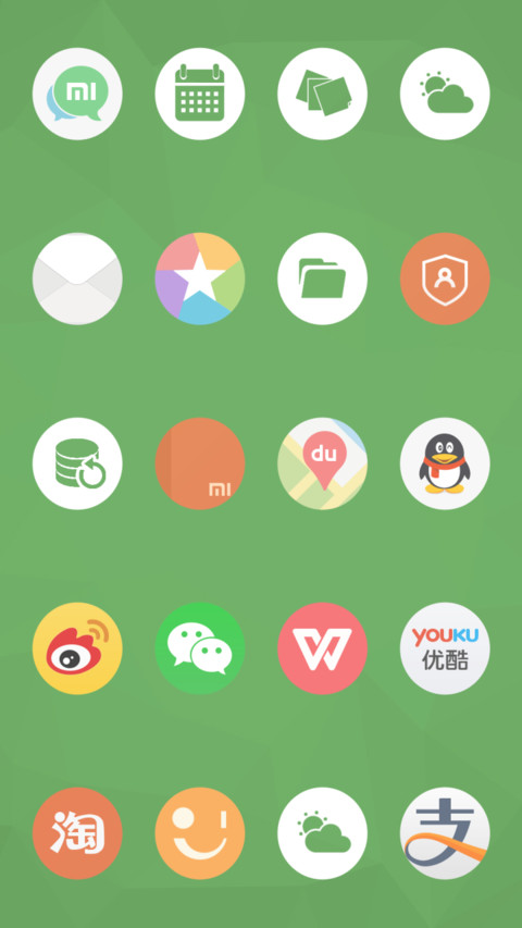  IN Flat Theme screenshot