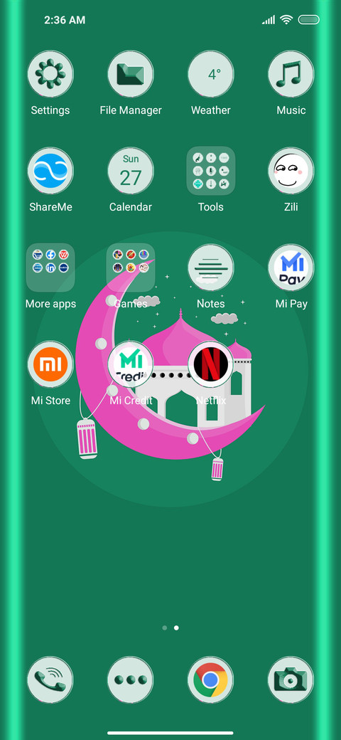 EID Green screenshot