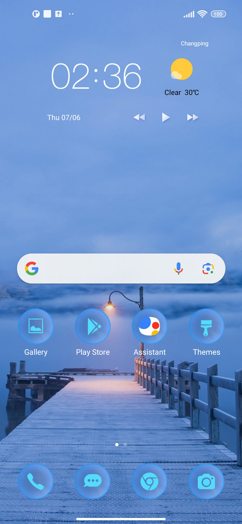 blue water screenshot