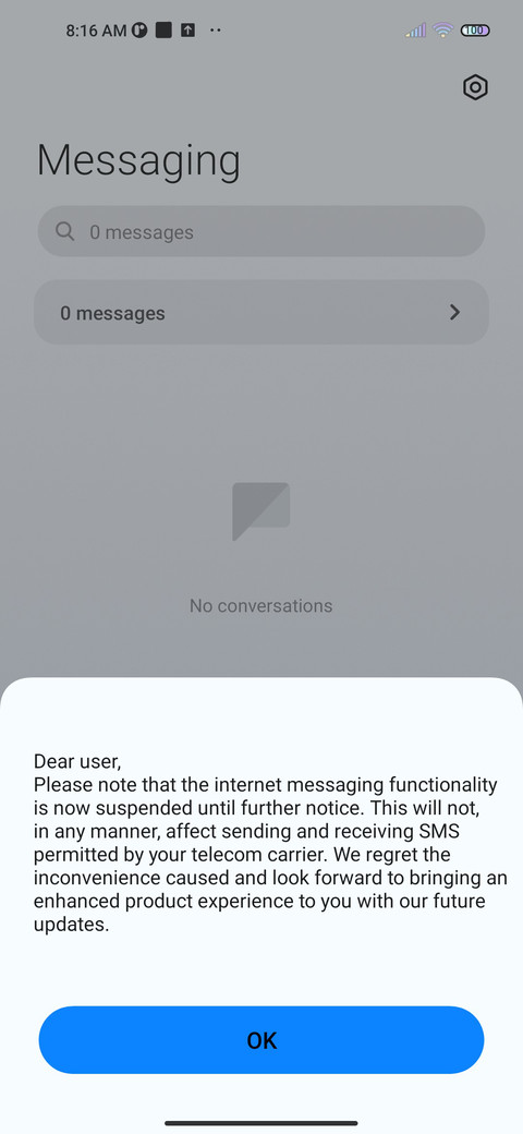 Blue mimicry screenshot