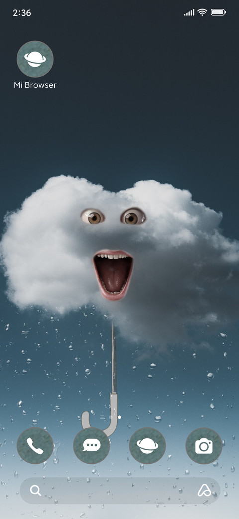 rain cloud screenshot