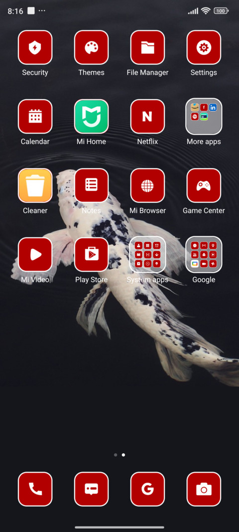 Fish screenshot