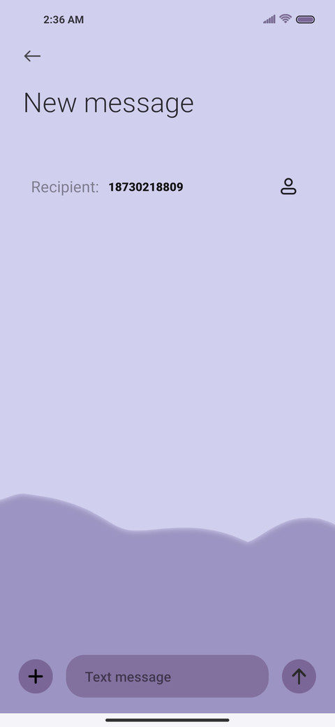 Romantic purple screenshot