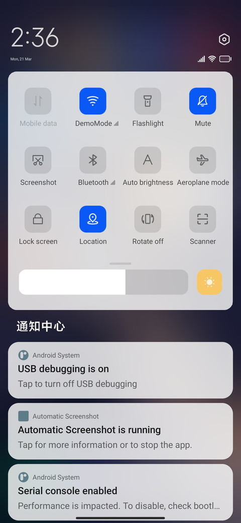Widget screenshot
