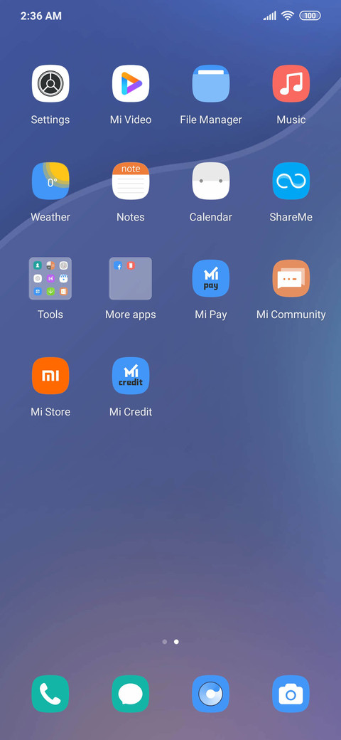 Glass clock screenshot