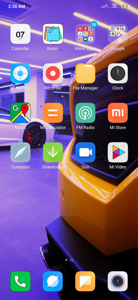 Light Android Q v11 screenshot