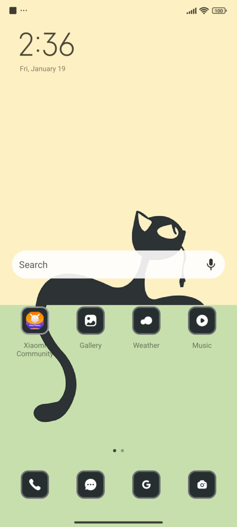 Minimal screenshot