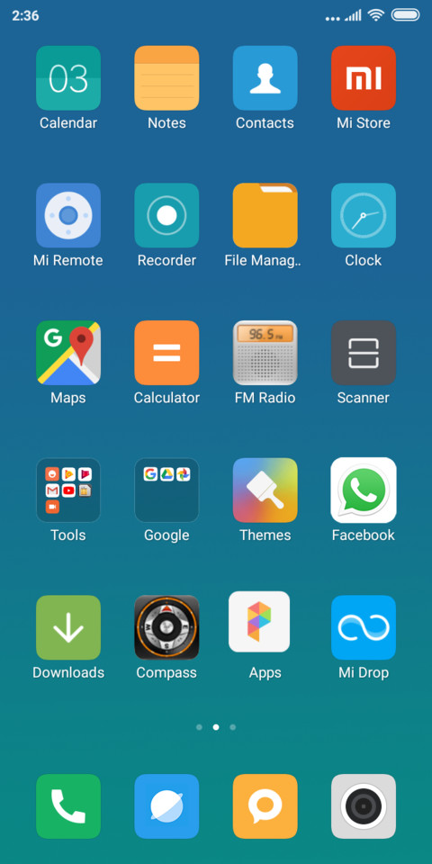 MIUI 9 screenshot