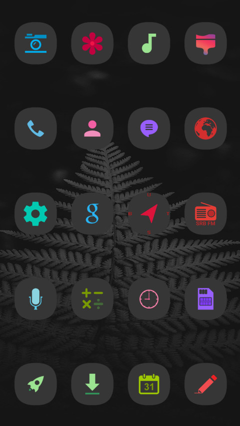 OneUi Dark v10 screenshot
