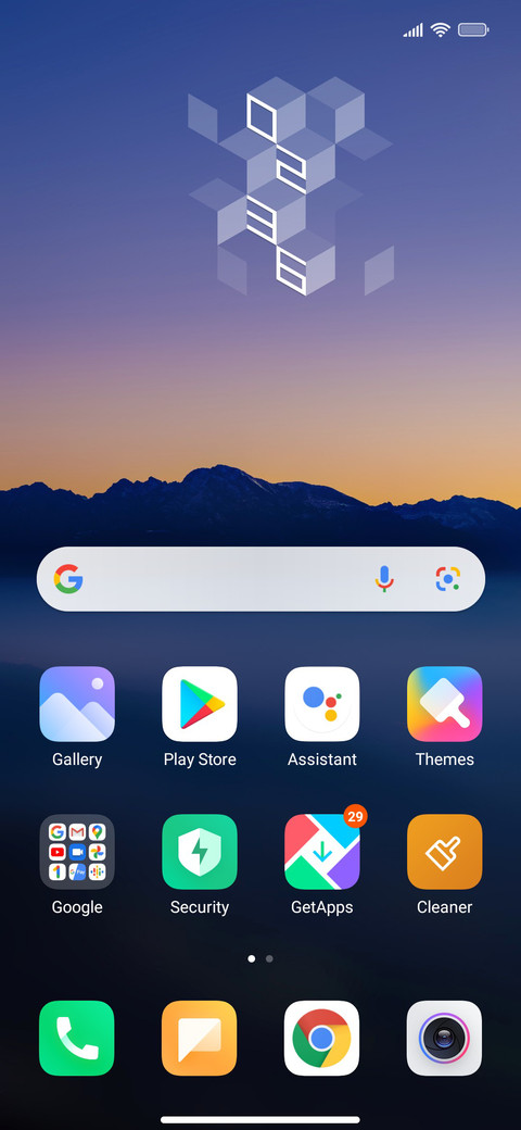 Minimal screenshot