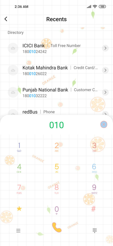 Fruity trend screenshot
