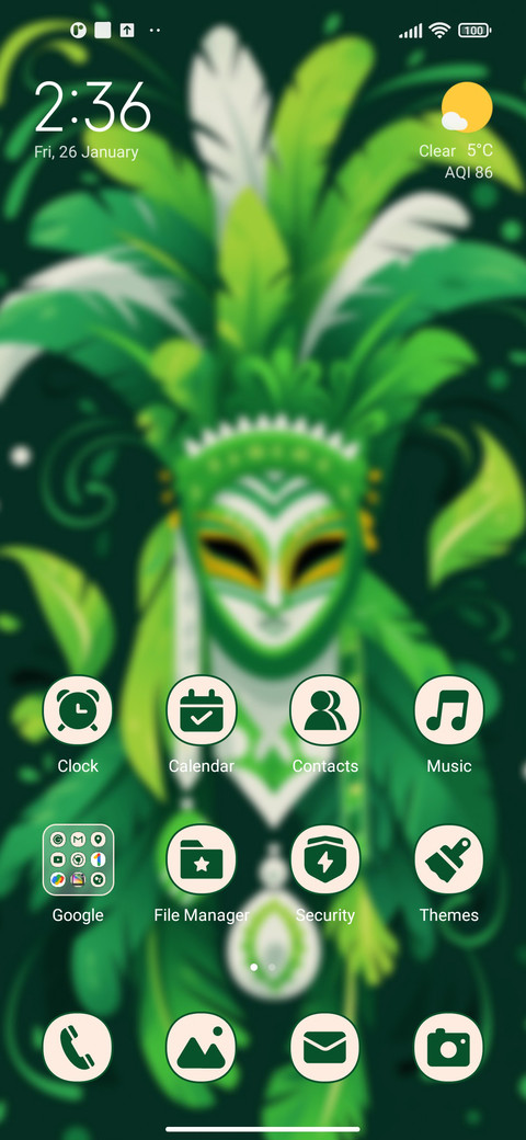 Carnival mask screenshot
