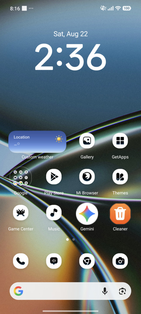 Azure Blur screenshot
