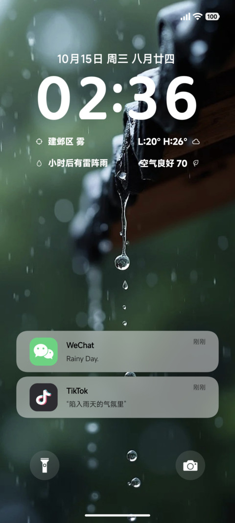 AP简约雨境 screenshot