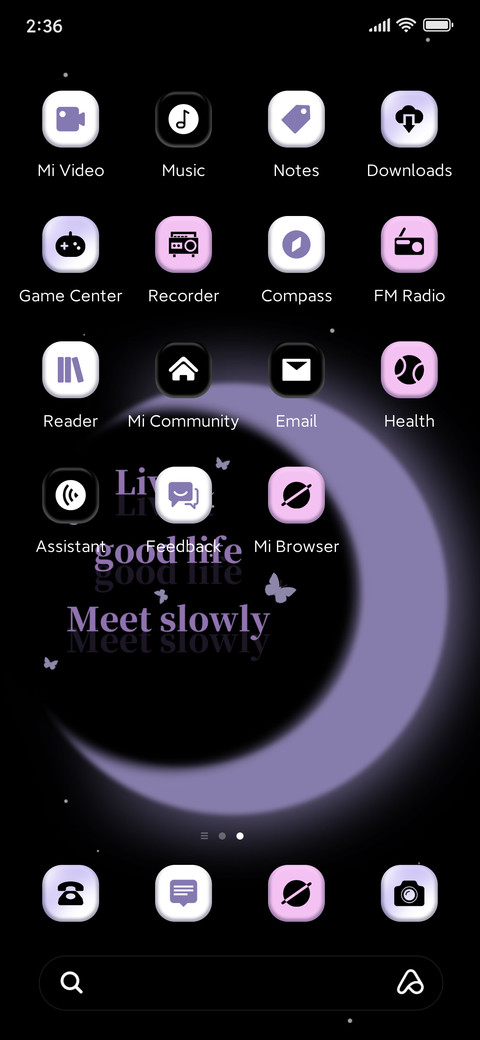 Moonlight Purple screenshot