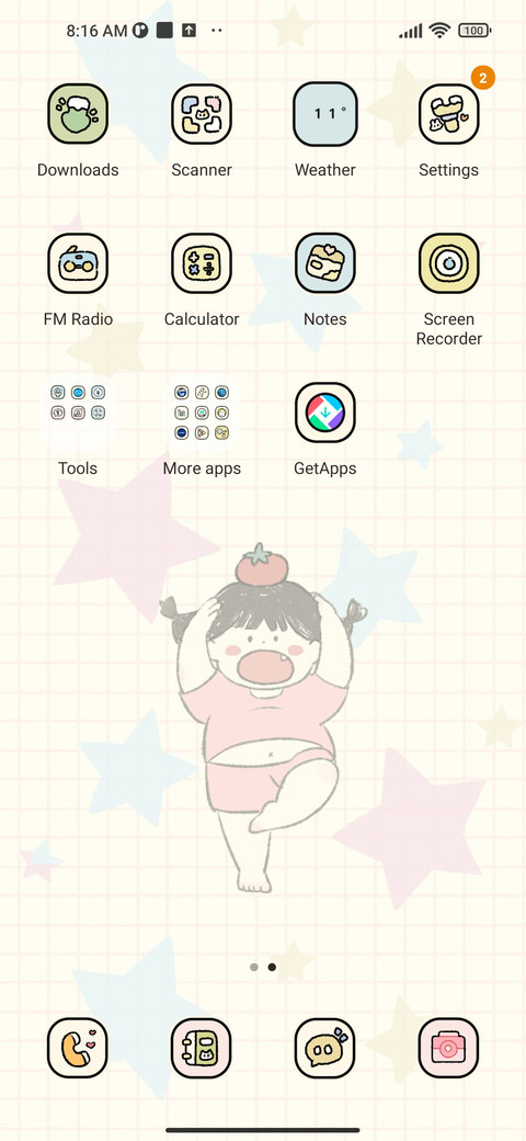 Girl weight loss screenshot