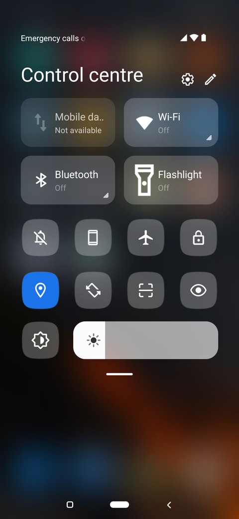 Android Q screenshot