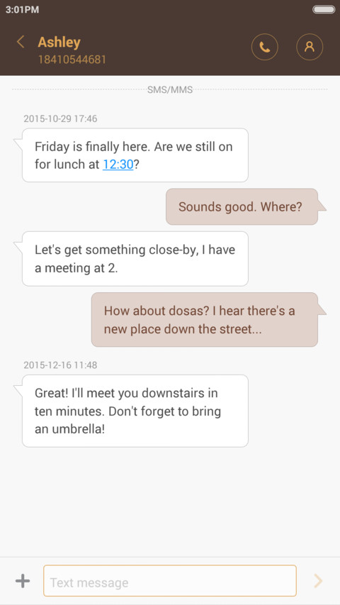 Time screenshot
