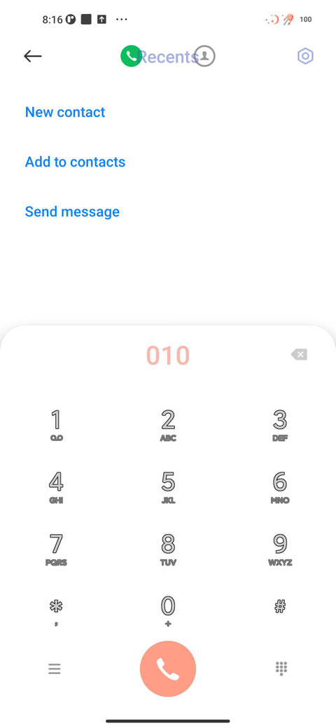 Special Status Bar screenshot
