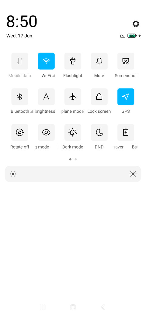 Blue White screenshot