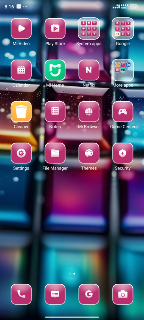 Colorful Cubes screenshot