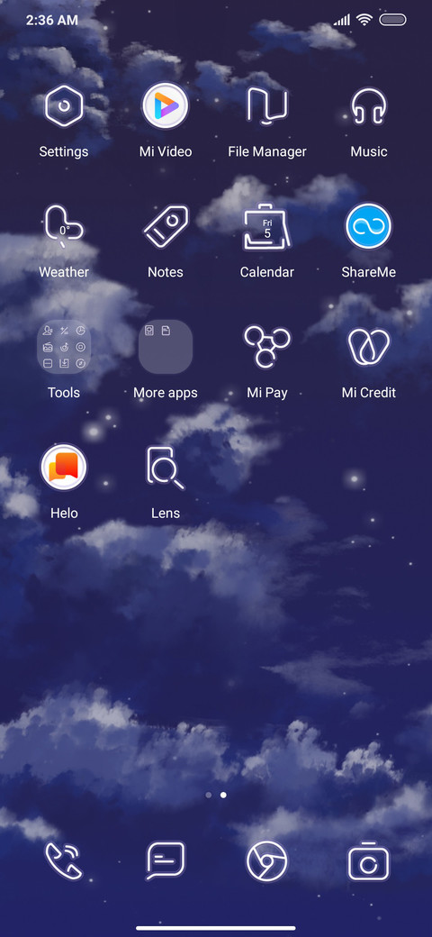 Vast Starry Sky screenshot
