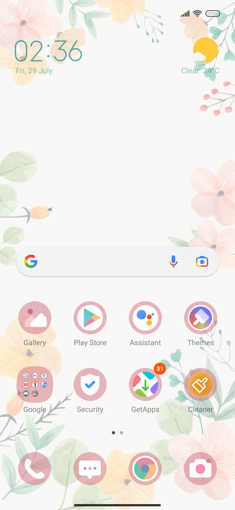 Pastel Flowers II screenshot