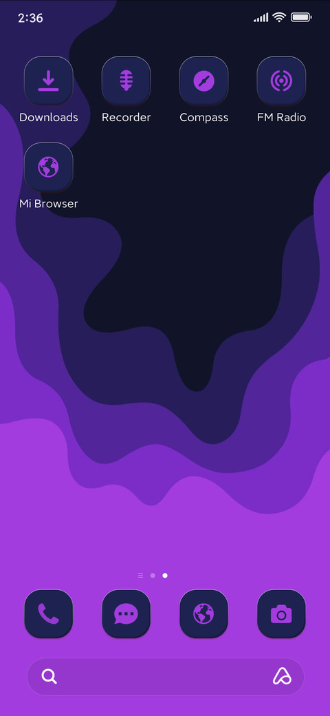 Purple Waves screenshot