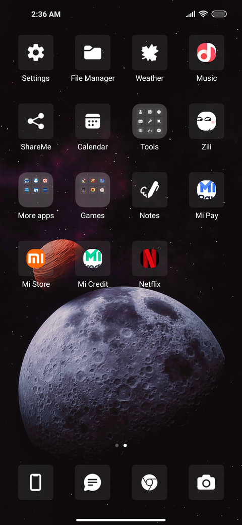 Galaxy screenshot