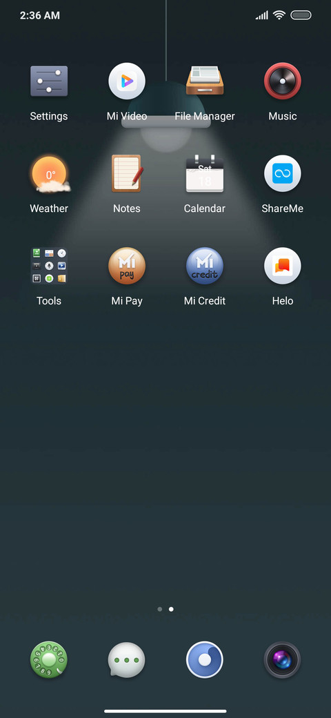Business mottled screenshot