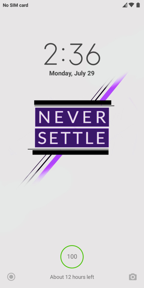 Violet Never Settle_V10 screenshot