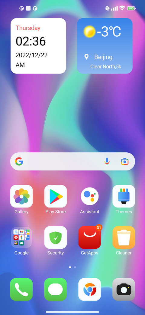 Color UI screenshot