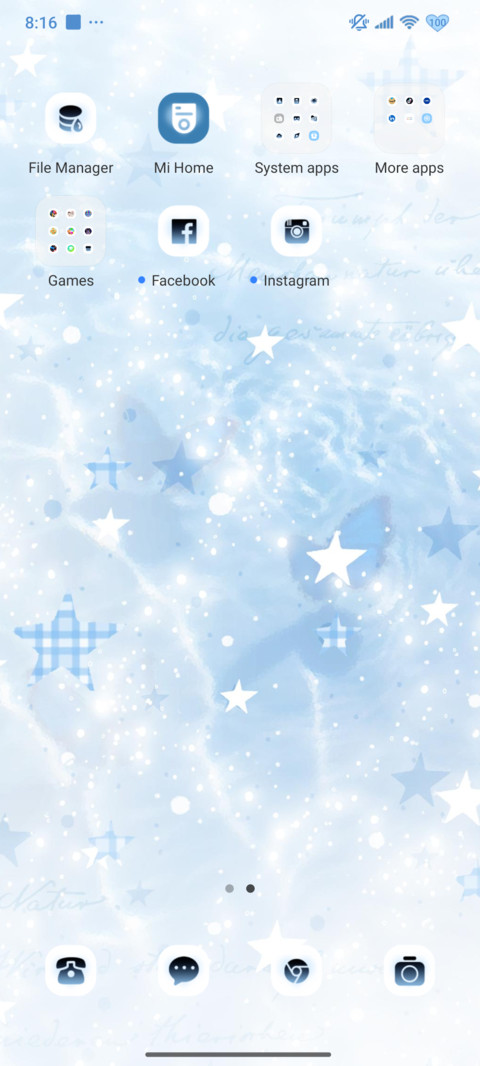 Ice Blue Star screenshot
