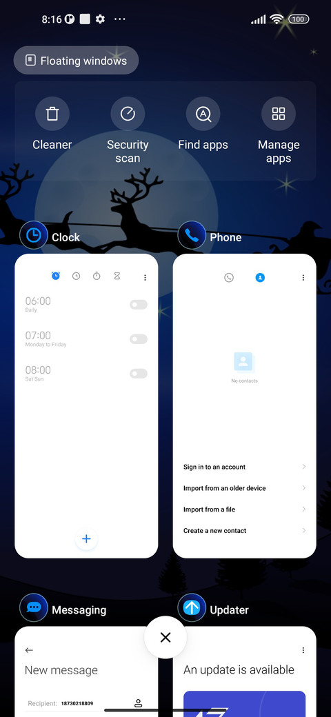 blue santa screenshot