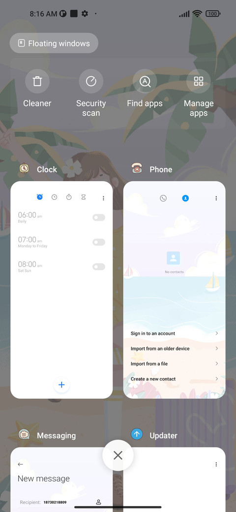 Beach sea breeze screenshot