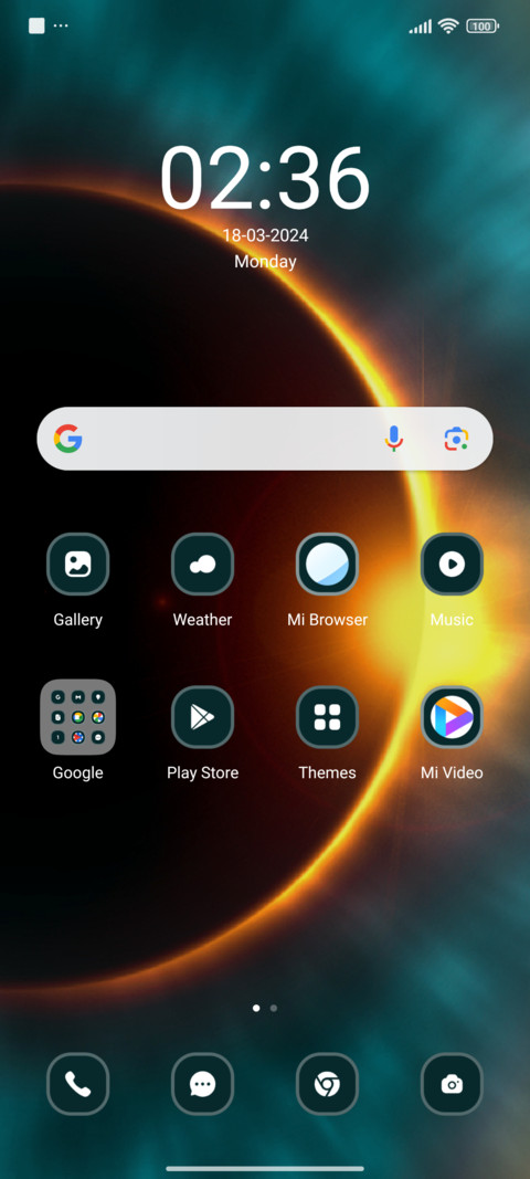Eclipse screenshot