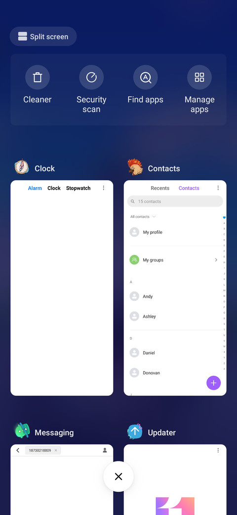 Wu67 lock screen screenshot