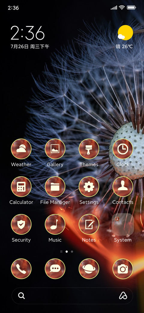 fire dandelion screenshot