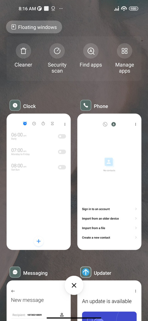 Abstract surface screenshot