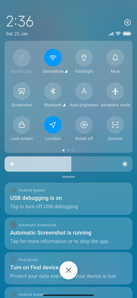 Gradient OS screenshot
