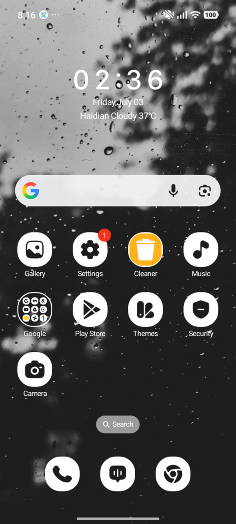 Rain Mono screenshot