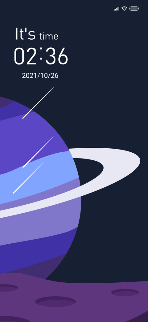 Purple planet screenshot