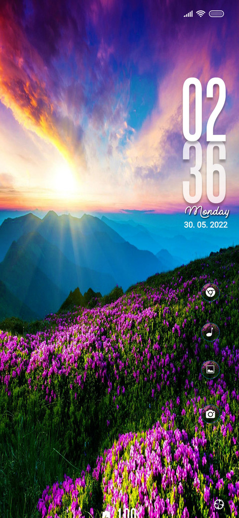 Sunrise bliss screenshot