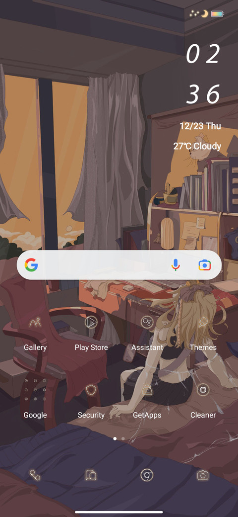A girl at dusk screenshot