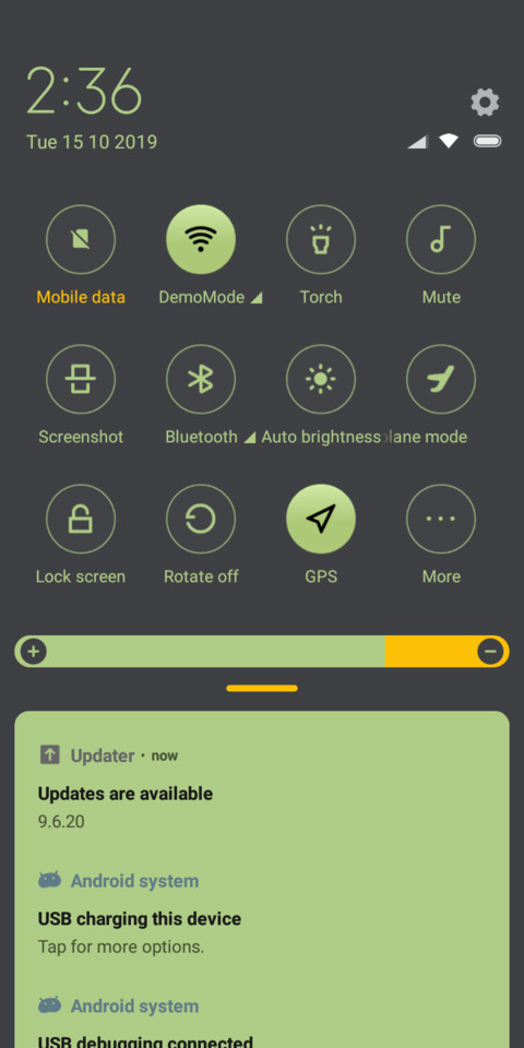 green circle screenshot