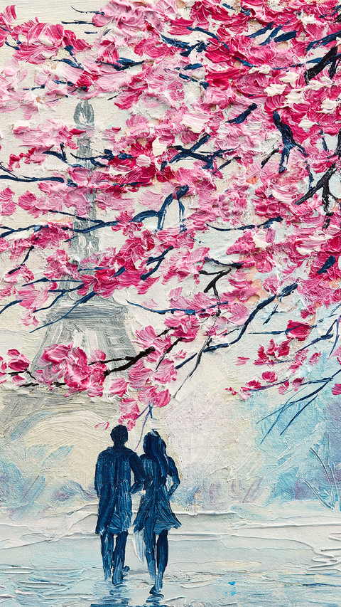 美丽油画-拍信图库 screenshot