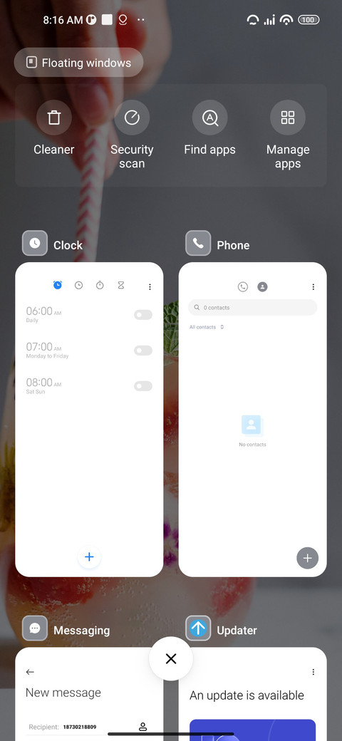 Refreshment screenshot