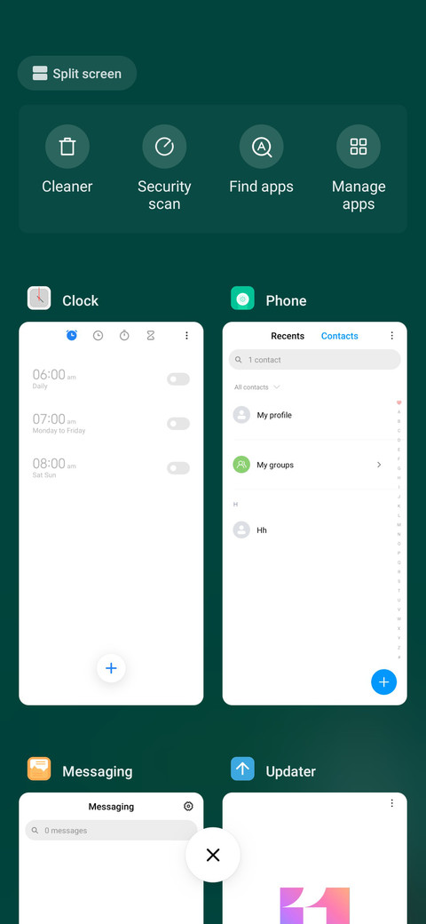 Call beacon screenshot