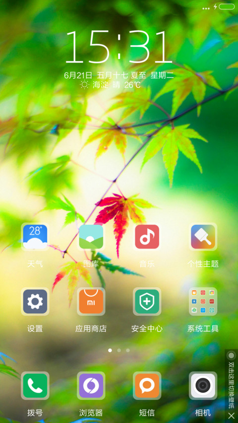 枫叶（好评送收费主题） screenshot
