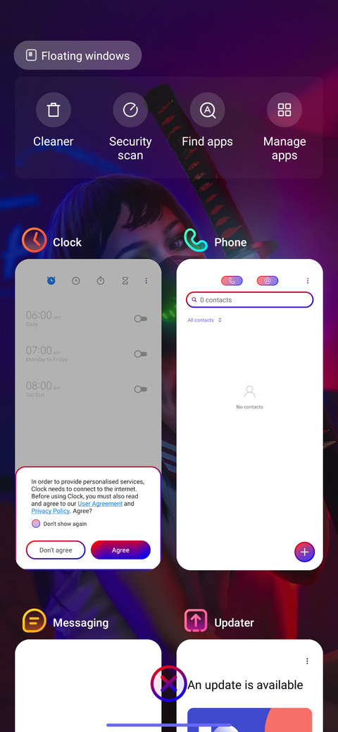 SR Ui screenshot